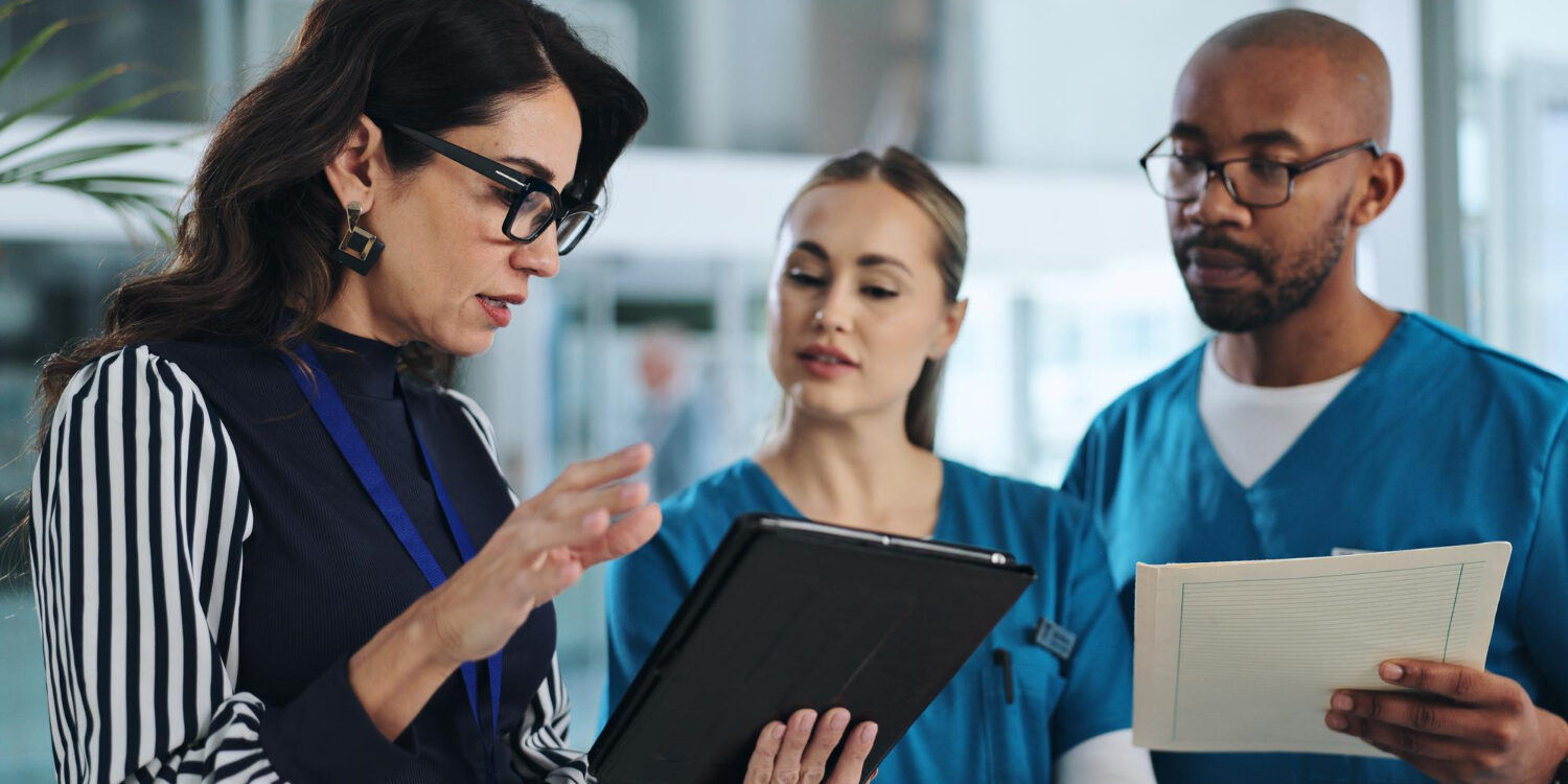 486273 Healthcare team managing authorization requests for patient care continuity