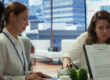 Healthcare administrative team managing billing problems in a growing practice