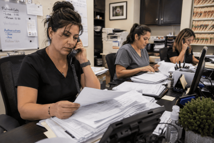 administrative burnout, medical offices, medical billing, patient experience, insurance verification, revenue cycle management, administrative efficiency, staff overload, collections workflow, healthcare operations