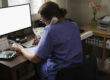 Healthcare staff reviewing admin processes in a medical office