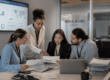 Healthcare administrative team managing revenue cycle burnout and collections workflow